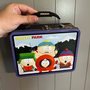 South Park tin lunchbox anime fun ninja warriors rare collectible